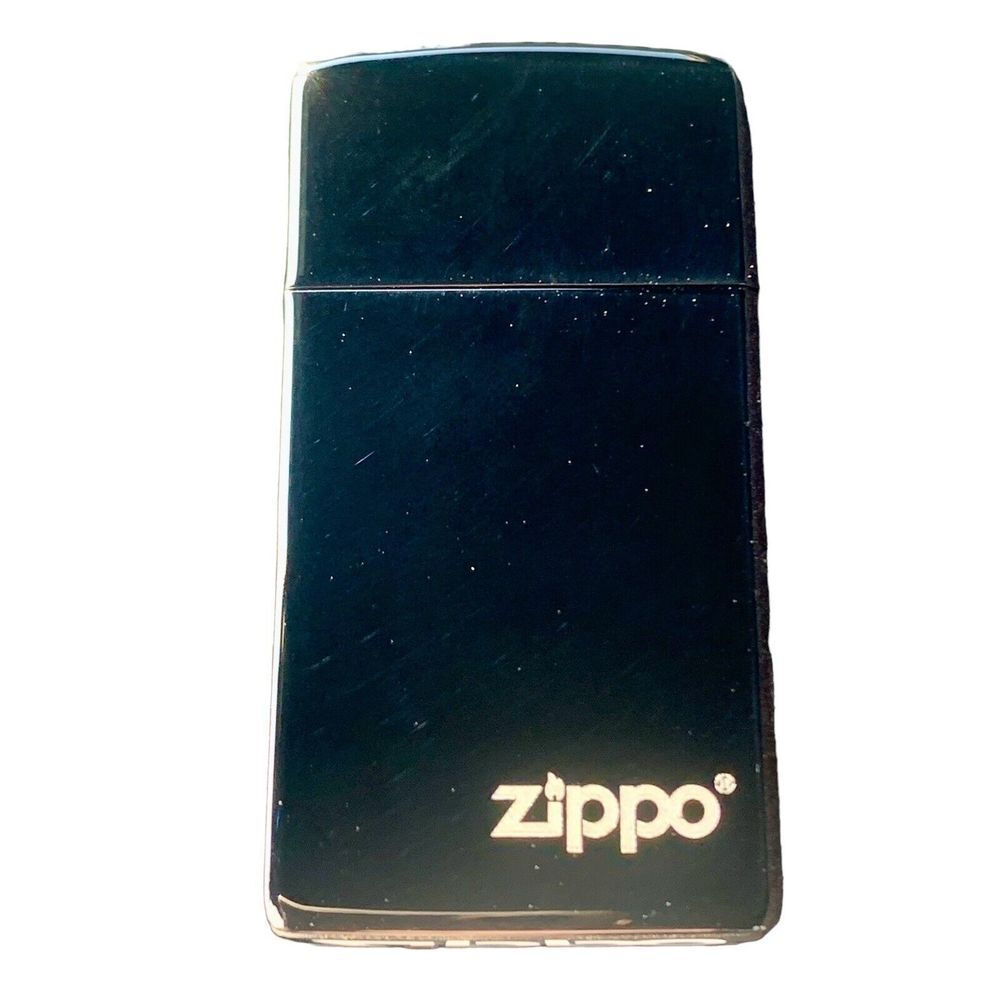 Zippo Lighter Slim Ebony High Polish‎ 28123ZL K 12 New In Box